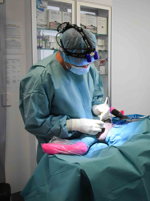 Canungra Vet Surgery - Dr Grant Kemp performing surgery
